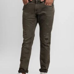 Spykar Green Slim Fit Distressed Jeans-picture-35