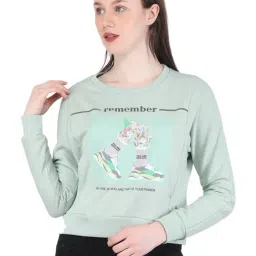 Monte Carlo Green Printed Sweatshirt-image-53
