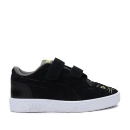 Puma Kid's Ralph Sampson Lo Animal V PS Black Casual Shoes-image-20