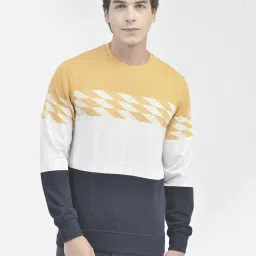 Crimsoune Club Multicolored Regular Fit Colour Block Sweatshirt image 1