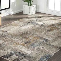 Obsessions Cream Power Loomed Anti Static Carpet - Large-47