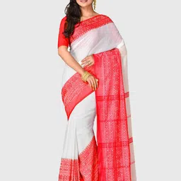 Crochetin Khadi Saree-image-6