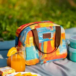 ZOUK Multicolor Printed Lunch Bag image 1