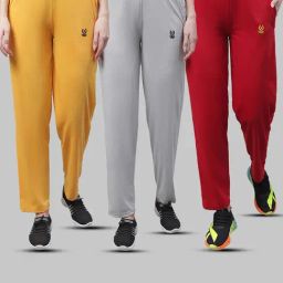 Vimal Jonney Multicolor Cotton Track Pants - Pack of 3-image-74
