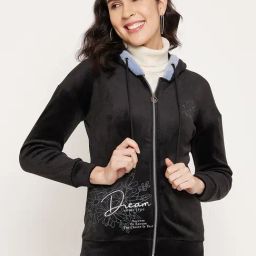 Duke Black Graphic Print Hoodie-image-45