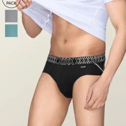 XYXX Multicolored Cotton Regular Fit Printed Briefs - Pack Of 3-picture-4