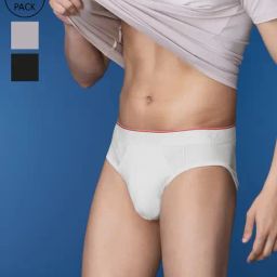 XYXX Multicolored Cotton Regular Fit Briefs - Pack Of 3-picture-17