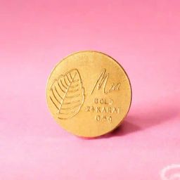 Mia by Tanishq 24k (999) 0.5 gm Tulsi Gold Coin-image-81