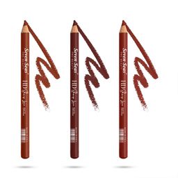 Seven Seas Set Of 3 HD Sharp Line Long Lasting Lip Liner - 3.9 g Each- Shade- 10- 11- 12-14