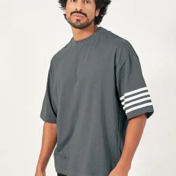 Styli Silver Boxy Fit T-Shirt-image-65