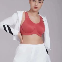 Wacoal Red Full Coverage Sports Bra-picture-18