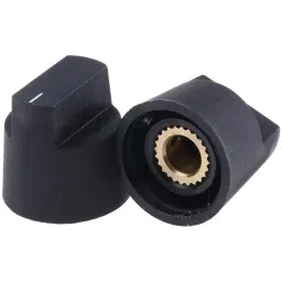RS PRO 21 mm Black Potentiometer Knob for 6.4 mm Shaft, 4664995-image-19