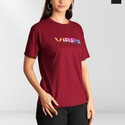 Belfry Women Typography 2 Printed Applique T-shirt-image-39