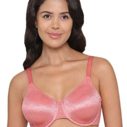 Wacoal Pink Self Pattern Everyday Bra-picture-12