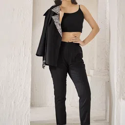 Anouk Embroidered Coat Top With Trousers Co-Ords-image-97