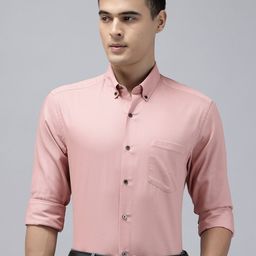 Arrow Pure Cotton Textured Manhattan Slim Fit Formal Shirt-picture-26