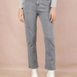 Crimsoune Club Grey Cotton Mid Rise Jeans-image-74