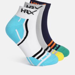 HRX by Hrithik Roshan Men Set Of 3 Above Ankle Length Socks-5