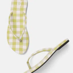 ZORI WORLD Women Checked Open Toe Flats-image-24