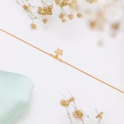 Zavya 92.5 Sterling Silver Anklet for Women in Rose Gold-Plating-image-99