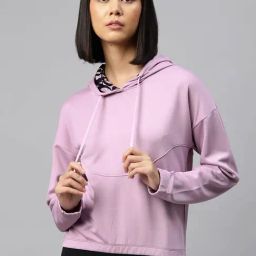 ALCIS Pink Printed Dry Tech Sports Hoodie-image-97