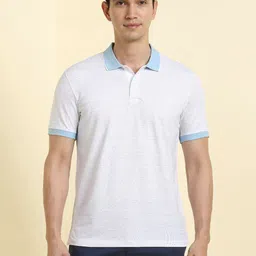 Allen Solly Men Printed Polo Collar Applique T-shirt-image-47