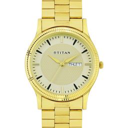 Titan Men Beige Dial Watch 1650YM04-picture-12
