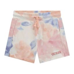 Guess Kids Flower Watercolor All Over Print Relaxed Fit Shorts-image-72