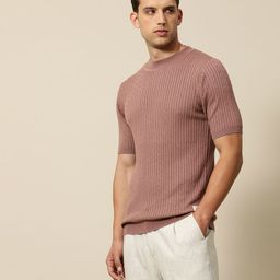 Mr Bowerbird Tailored Fit Cable Knit Pullover-image-37