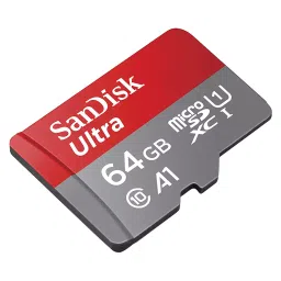 SanDisk 64 GB MicroSDXC UHS-I Class 10 MicroSD Memory Card (Red;Grey) image 2