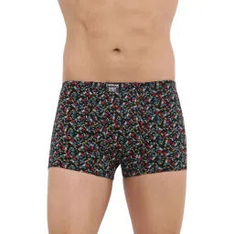 Dollar Bigboss Assorted Color Cotton Printed Trunks (Pack Of 3) image 2