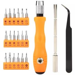 VMTRONIX Multi Ratcheting Screwdriver Set 21 in 1 Magnetic Multiple Bits for Everyday Household Use-36