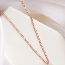 Joker & Witch Rose-Gold Tone Pearlo Rose Charm Necklace-picture-14