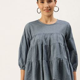 Saanjh Grey Printed Tunic-picture-9