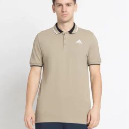ADIDAS Beige ESS Core Regular Fit Polo T-Shirt-picture-30