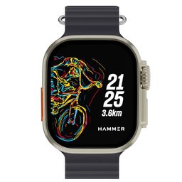 HAMMER Active 2.0 Plus 2.01" HD Display Bluetooth Calling Gesture Control Smart Watch-38