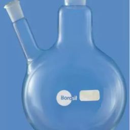 Borosil Round Bottom Interchangeable Joint Flasks Cap.500 ml 4381A24 image 1