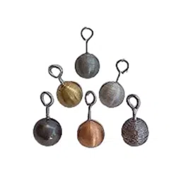 WKM 12 mm Aluminium, Brass, Copper, Iron, Lead & Zinc Pendulum Bob KT78 (Set of 6 Pcs)-image-5