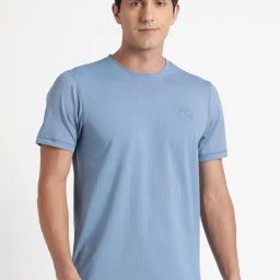 Wildcraft Blue  Regular Fit Sports T-Shirt-image-90