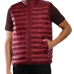 Tommy Hilfiger Deep Rouge Regular Fit Quilted Puffer Jacket-image-30