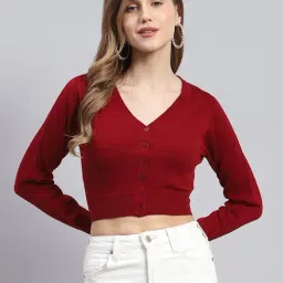 Monte Carlo Maroon Cardigan-picture-31