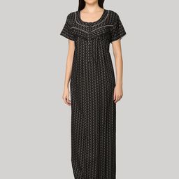 Glamoras Printed Maxi Nightdress-image-83