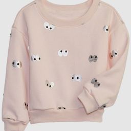 GAP Girls Conversational Printed Round Neck Pure Cotton Relaxed Fit Sweatshirt-image-88