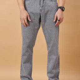 STUDIO NEXX Men Straight Fit Mid-Rise Clean Look Light Fade Non Stretchable Jeans-picture-39
