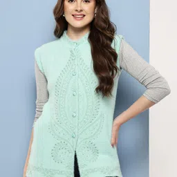 Aarika Women Embellished Longline Cardigan-picture-19