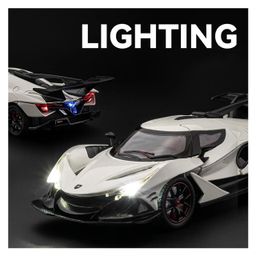 Magicwand 1:24 Scale Die-Cast Apollo Intensa Emozione with 4 Openable Doors,Pull Back Action, Working Lights,Horn& Steerable Front Tyres image 2