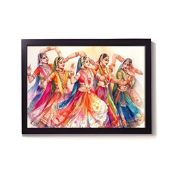 RANDOM Red & Blue Abstract Wooden Wall Art-picture-8