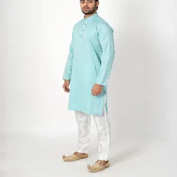 Aadi Shuddh Men Printed Straight Kurta Set-picture-57