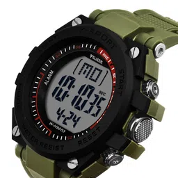 FELIZER Men Dial & Straps Digital Multi Function Watch LSKA-9053-Green image 4