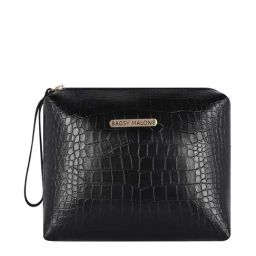 Bagsy Malone Black Textured Pouch-39